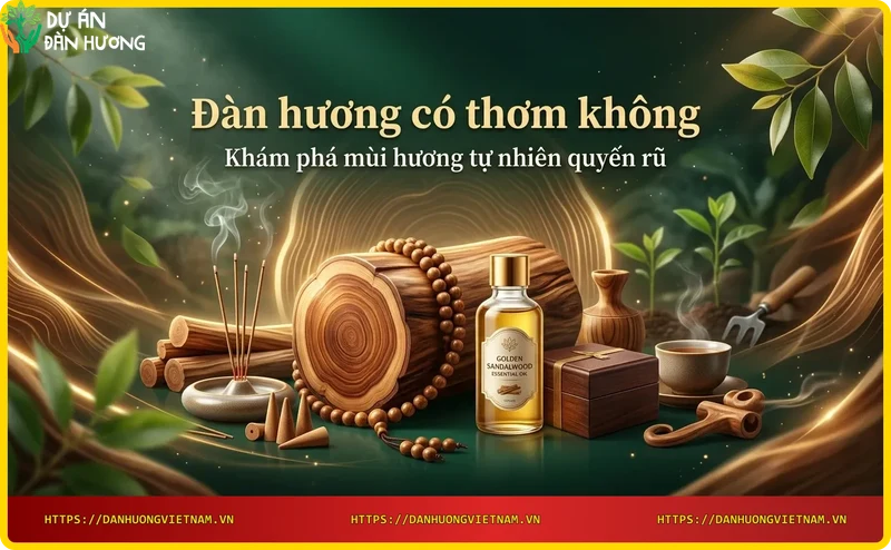 Tinh dầu đàn hương và bột gỗ đàn hương