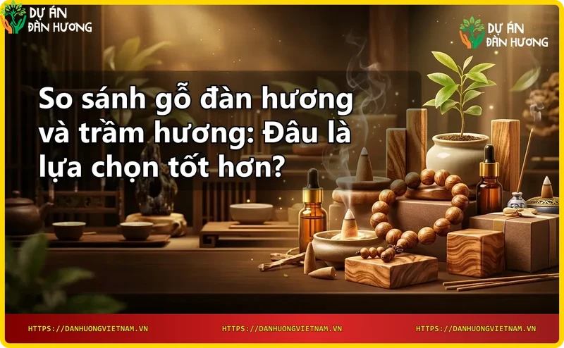Tổng quan về gỗ đàn hương và trầm hương - thân cây đàn hương và cây dó bầu