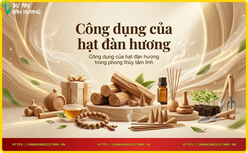 Tràng hạt đàn hương dùng trong thiền định và phong thủy