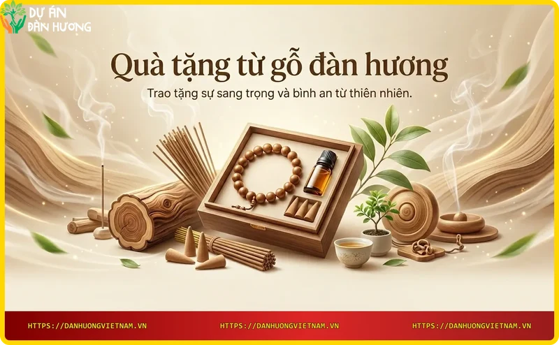 Tượng Phật bằng gỗ đàn hương chạm khắc tinh xảo