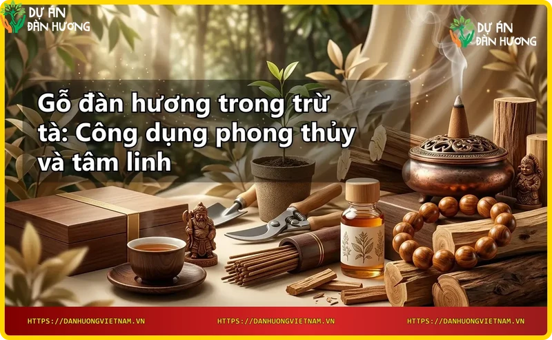 Vân gỗ đàn hương với khói trầm tạo vòng tròn phong thủy