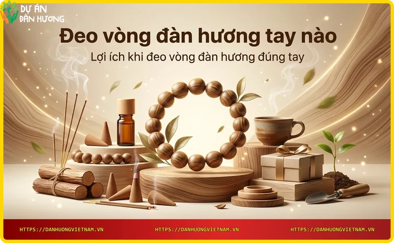 Vòng đàn hương mang lại năng lượng tích cực và may mắn