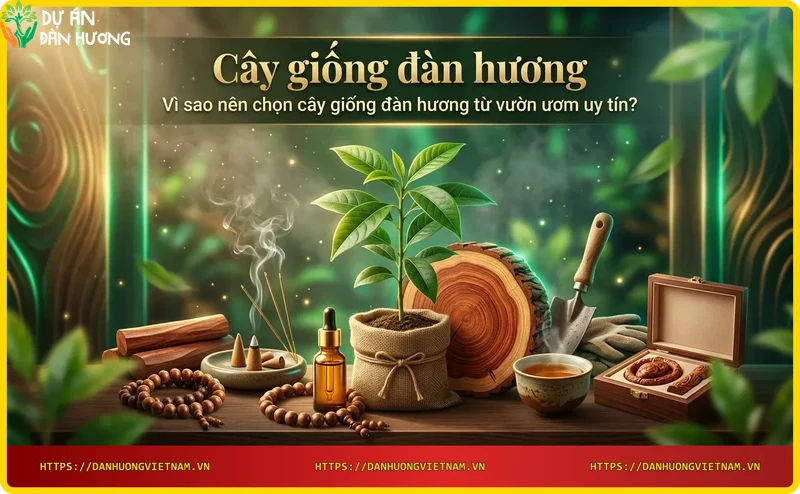 Vườn ươm cây giống đàn hương uy tín – đảm bảo chất lượng và tỉ lệ sống cao