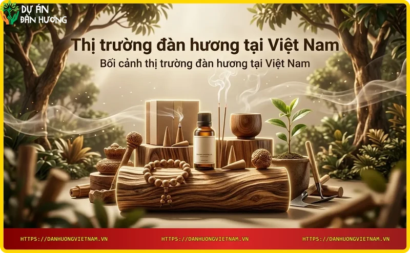 Vườn ươm đàn hương tại Việt Nam, không gian xanh tươi