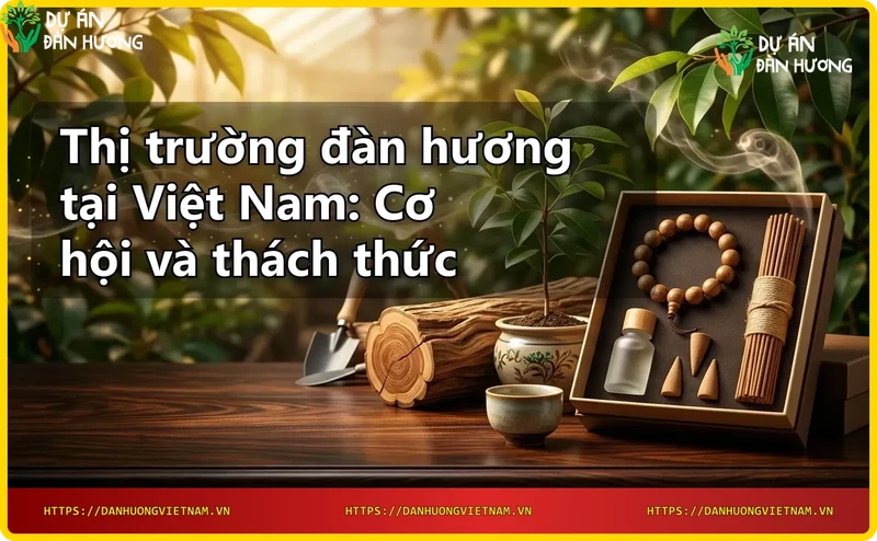 Vườn ươm đàn hương tại Việt Nam, không gian xanh tươi